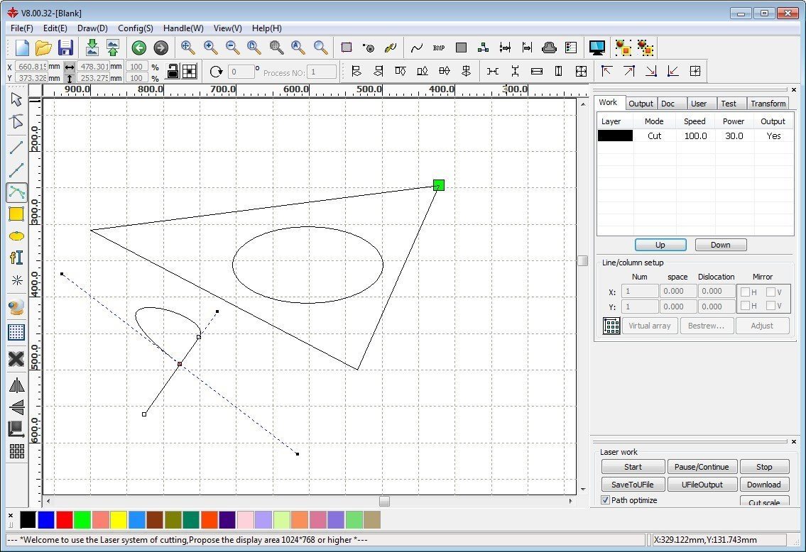 RDWorks screenshot