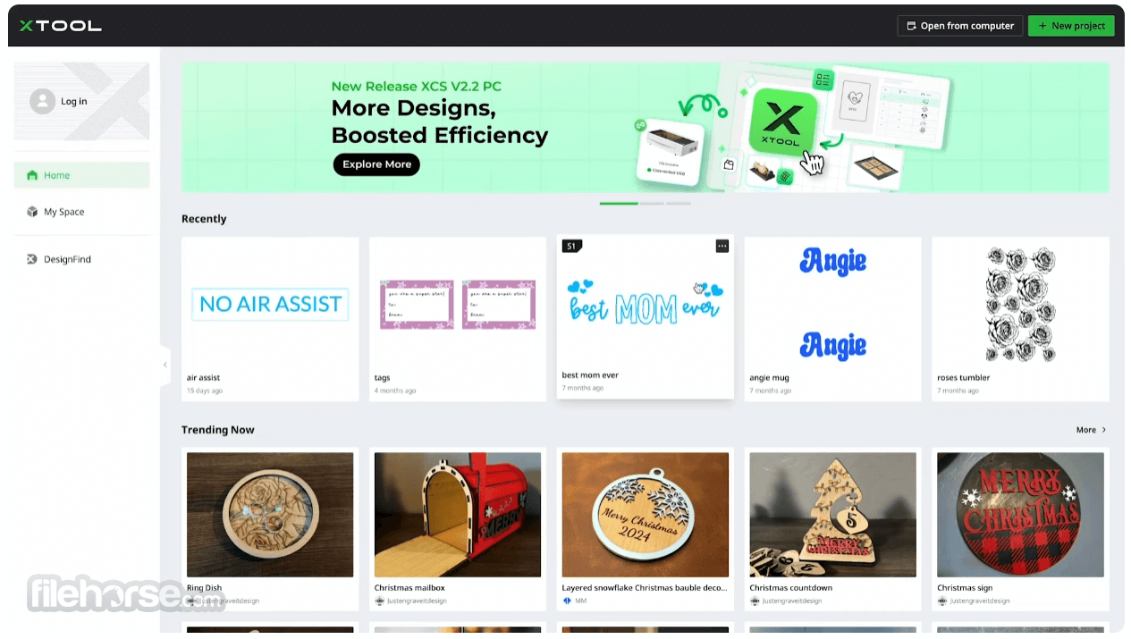 xTool Creative Space screenshot